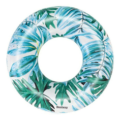 Круг надувной для плавания Bestway Tropical palms 119 см