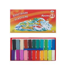 Пластилин 22 цвета 440 г, «Гамма» «Мультики», со стеком Gamma