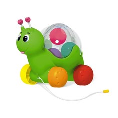 Каталка "Улиточка" на веревочке 01935 Стеллар