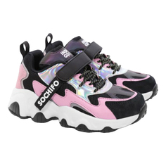 Кроссовки для девочки Indigo kids черно-розовые р 35
