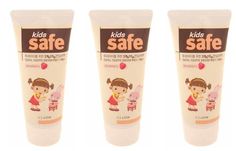 Lion Зубная паста детская Клубника, Kids Safe, 90 г, 3 шт