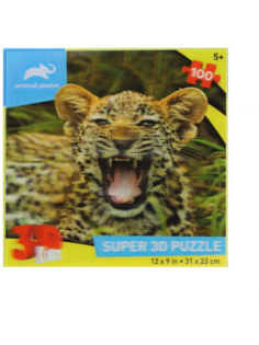 Пазл Super 3D 100 детал. "Маленький ягуар" Prime 3D