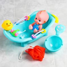 Игрушка для купания Крошка Я 4724382 Пупсик в ванне