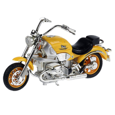 Мотоцикл Технопарк Чоппер желтый свет звук