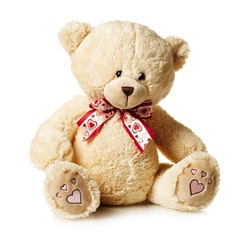 Мягкая Игрушка Мишка Лука с Бантом, 30 см MAXITOYS TS-A6793-30AS Maxiscoo