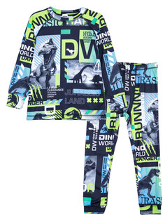 Термокомплект для мальчиков PlayToday: брюки, толстовка, цветной, 122