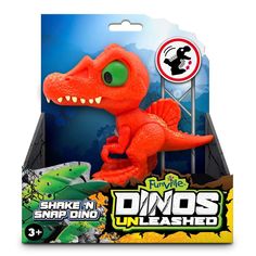 Игрушка Dinos Unleashed интерактивная клацающий динозавр Спинозавр мини с 3 лет, 31127S