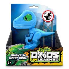 Игрушка Dinos Unleashed интерактивная клацающий динозавр Раптор мини с 3 лет, 31127V