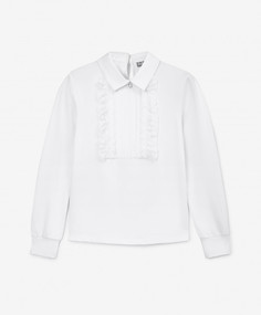 Блузка трикотажная белая Gulliver 200GSGC1208, 164