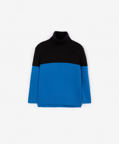 Водолазка с шевроном синяя Gulliver 22304BMC3201, 134