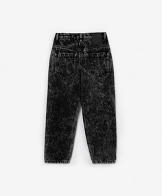 Джинсы на флисе черные Gulliver 22308GJC6403, 140