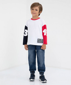 Джинсы-джоггеры на подкладке из флиса Gulliver 22106BMC6407, 122