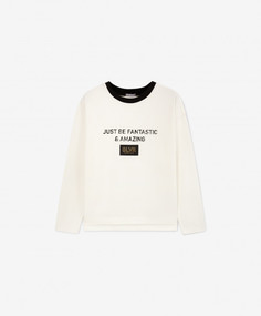 Футболка оверсайз белая Gulliver 22307GJC1207, 140