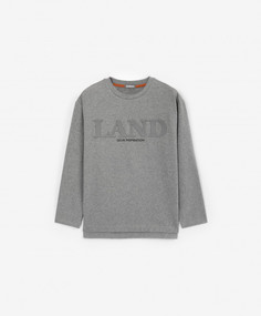 Футболка с длинным рукавом серая Gulliver 22311BJC1204, 164