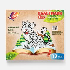 Пластилин Луч Zoo 12 цветов, 180 г