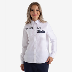 Рубашка детская Kapika KJGCR05, белый, 152