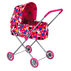 Коляска для кукол классическая Buggy Boom для кукол Mixy 8013-M1411 с козырьком
