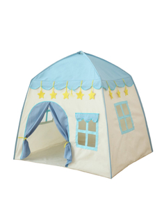Палатка детская игровая домик URM, голубая