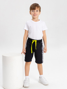 Шорты детские для мальчиков КотМарКот 5401838 цвет черный размер 140