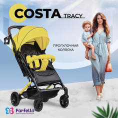 Коляска прогулочная Farfello Costa Tracy, T06, цвет лайм