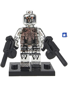 Мини-фигурка StarFriend Терминатор T-800 Terminator аксессуары, подвижная, 4 см No Brand