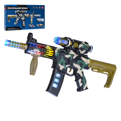 Игрушечное оружие Маленький воин автомат, свет, звук, зеленый, JB0211269