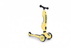 Детский трехколесный самокат с сиденьем Scoot&Ride HighwayKick 1 (Seat) (Лимон)