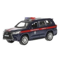 Металлическая модель Технопарк Lexus LX-570. Следственный комитет синий, 12 см.