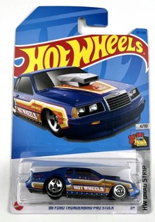 Машинка базовой коллекции Hot Wheels `86 FORD THUNDERBIRD PRO STOCK синяя 5785/HKH32