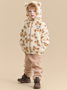 Комплект верхней одежды Happy Baby 89060, beige (bear), размер 80