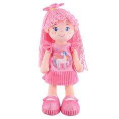 Игрушка для девочек мягкая кукла MAXITOYS MT-CR-D01202318-35