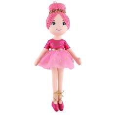 Игрушка для девочек мягкая кукла балерина MAXITOYS MT-CR-D01202319-40