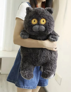 Мягкая игрушка litlestar кот обормот Серый 22 см