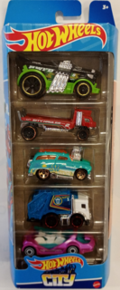 Набор из 5-ти машинок Hot Wheels City HFV89-01806