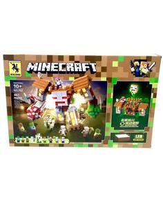 Конструктор Minecraft Деревенский замок или Крепость древесного стража с LED