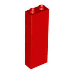 Конструктор LEGO Пластиковая деталь 1х2х5, красный, 50 шт 4212414