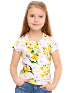 Футболка детская Апрель 1ДДФК2620001н, белый, 104