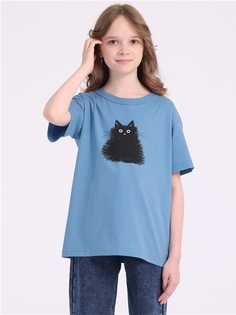 Футболка детская Апрель 1ДДФК4328001, голубой, 140