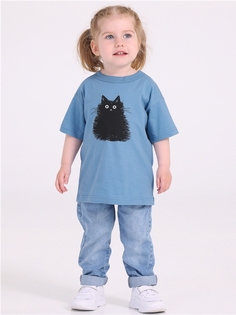 Футболка детская Апрель 1ДДФК4327001, голубой, 116