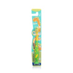 Детская зубная щетка D.I.E.S. Happy Dino мягкая Желтый Зеленый 3+