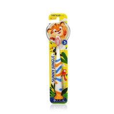 Детская зубная щетка D.I.E.S. Sunny Jungle мягкая Оранжевый Синий 3+