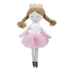 Мир Детства Мягконабивная игрушка Кукла Принцесса сиреневая 40см