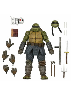 Фигурка Neca Черепашки-ниндзя Микеланджело Последний ронин TMNT, подвижная, аксес, 16,5 см