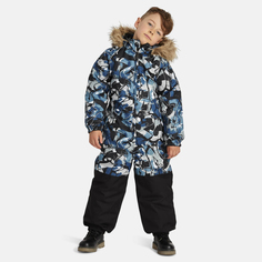 Комбинезон детский Huppa Wille, рисунок морская волна, черный, 110