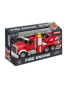 Пожарная машина Наша Игрушка, свет, звук, 653756 666-58P