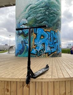 Трюковой самокат, ZEVS Animals 110mm, черный
