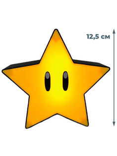 Светильник-ночник StarFriend Марио звезда лаки стар , usb кабель, звук, 12х4х12,5 см