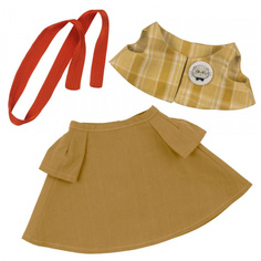 Комплект одежды BUDI BASA для Ли-Ли Платье, жилет со значком и шарфик
