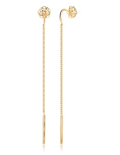 Серьги продевки из серебра VALTERA 117904