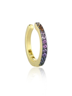 Моносерьга кафф из серебра VALTERA 117731, циркон